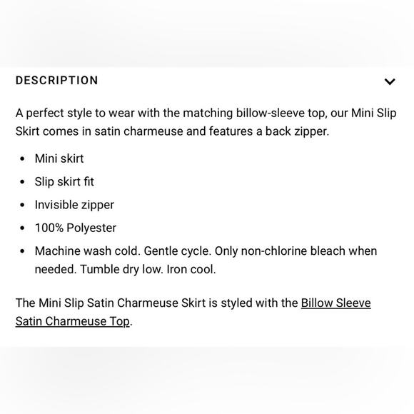 We Wore‎ What Mini Slip Satin Charmeuse Skirt Heather Purple, Size Small, NWT - Picture 10 of 13